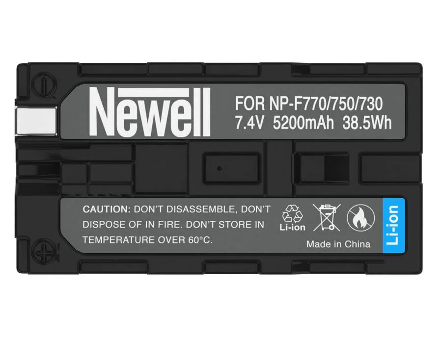 Zestaw ładowarka dwukanałowa Newell DL-USB-C i dwa akumulatory NP-F770