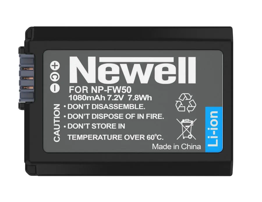 Zestaw ładowarka dwukanałowa Newell DL-USB-C i dwa akumulatory NP-FW50