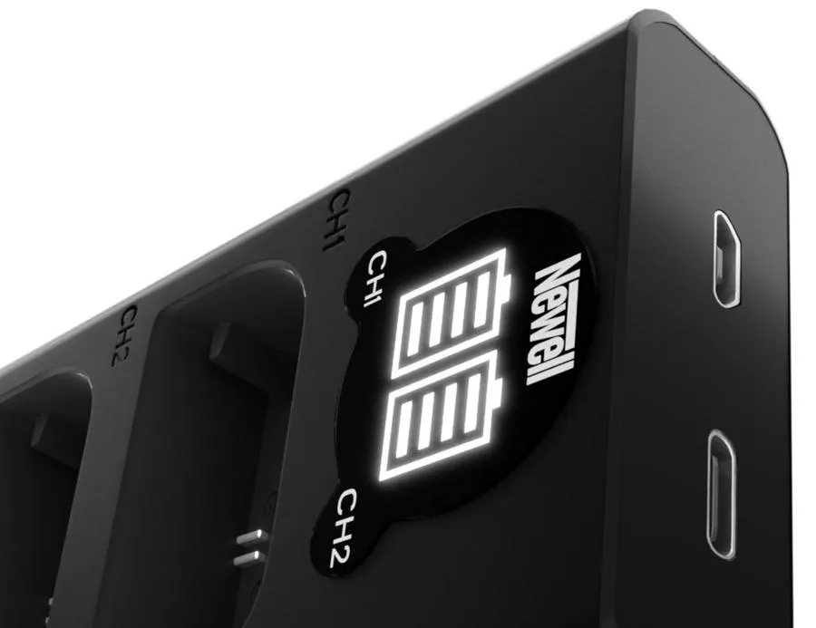 Zestaw ładowarka dwukanałowa Newell DL-USB-C i akumulator LP-E6N