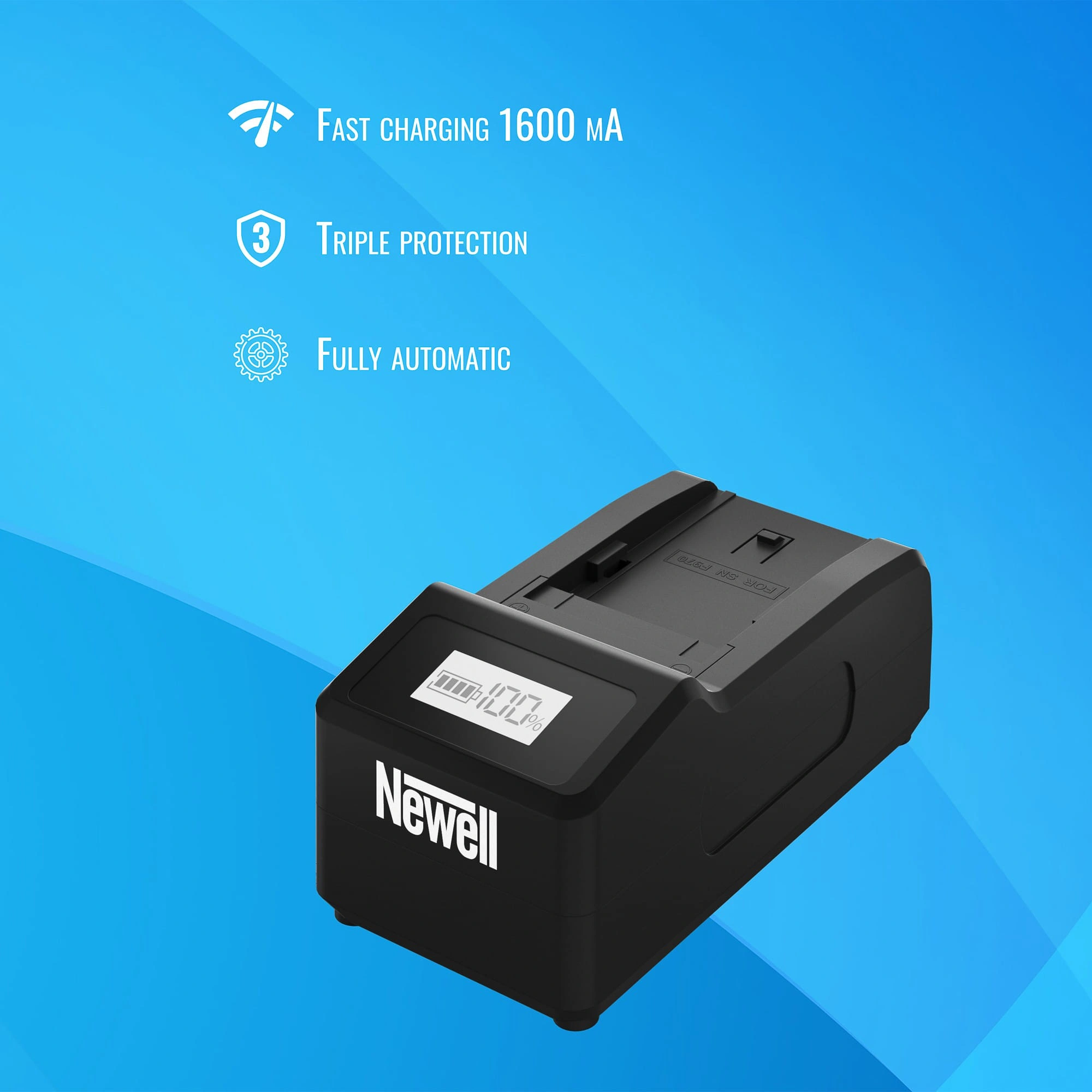 Ładowarka Newell Ultra Fast do Sony NP-F i NP-FM