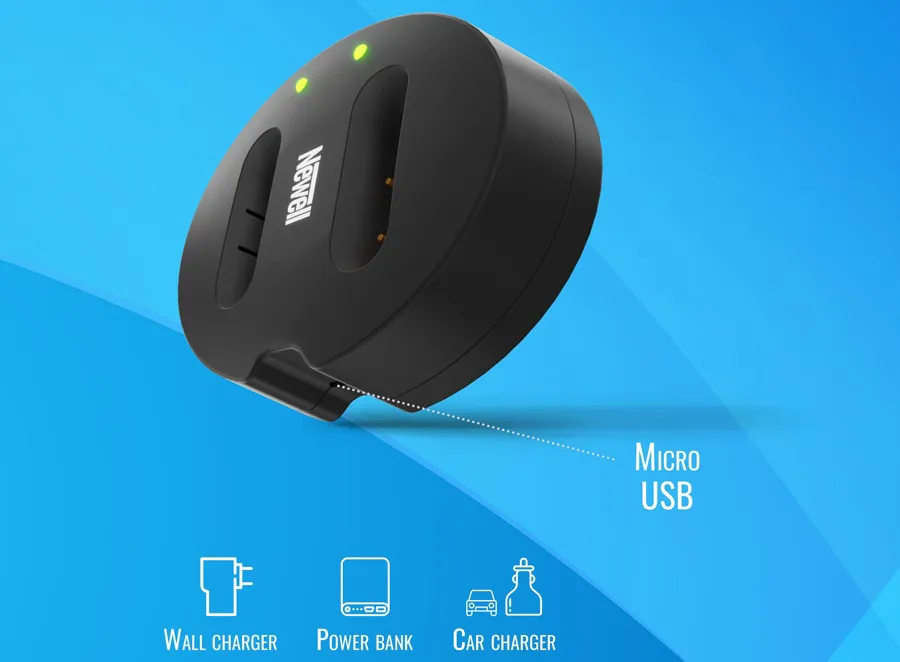 Ładowarka dwukanałowa Newell SDC-USB do akumulatorów BLH-1