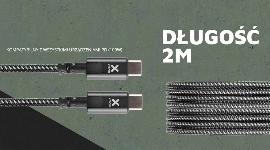 Przewód USB-C PD Xtorm Original CX2081 2m czarny