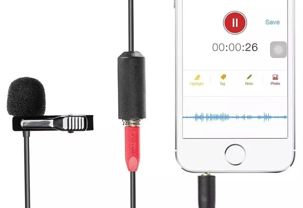 Mikrofon krawatowy Saramonic SR-LMX1+ ze złączem mini Jack