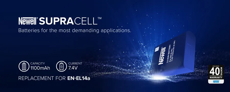 Akumulator Newell SupraCell Protect zamiennik EN-EL14a (Nikon)