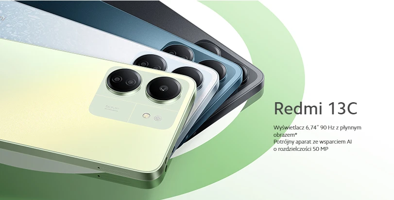 Xiaomi Redmi 13C 4/128 GB czarny