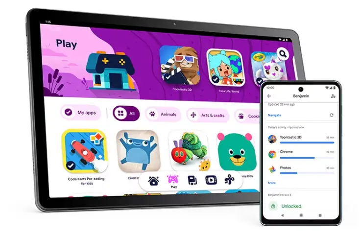 Tablet LENOVO Tab M10 3 gen. 10.1" 4/64 GB Wi-Fi szary