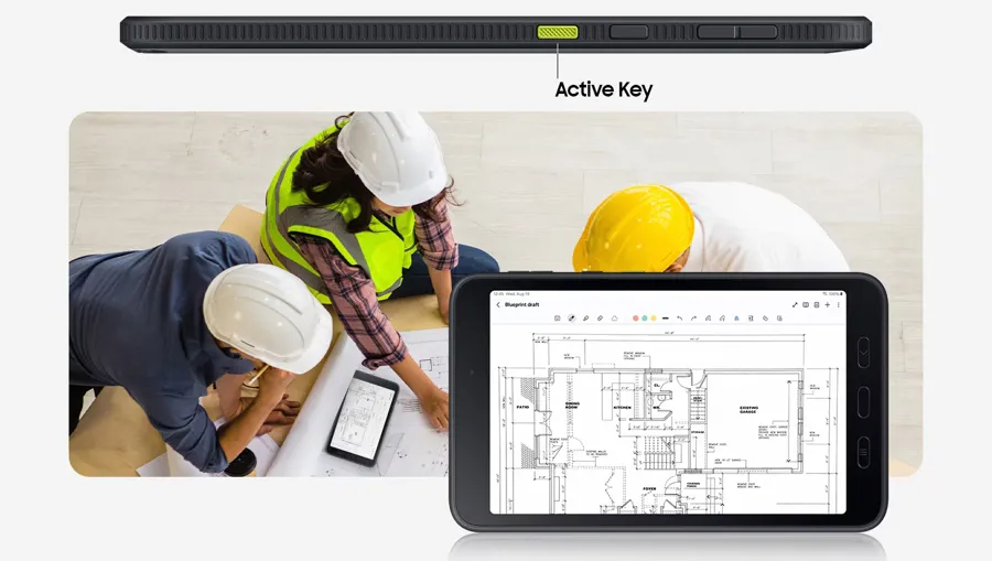 Samsung Galaxy Tab Active 5 X306 8.0 cala 6/128 GB / 5G Enterprise Edition zielony