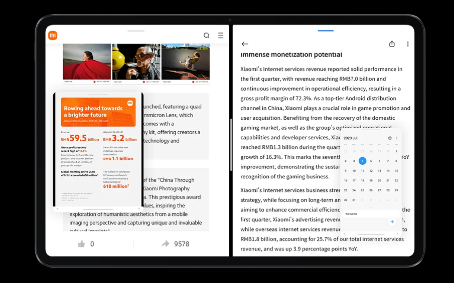 Xiaomi Pad 6 11" 6/128 GB Wi-Fi Blue