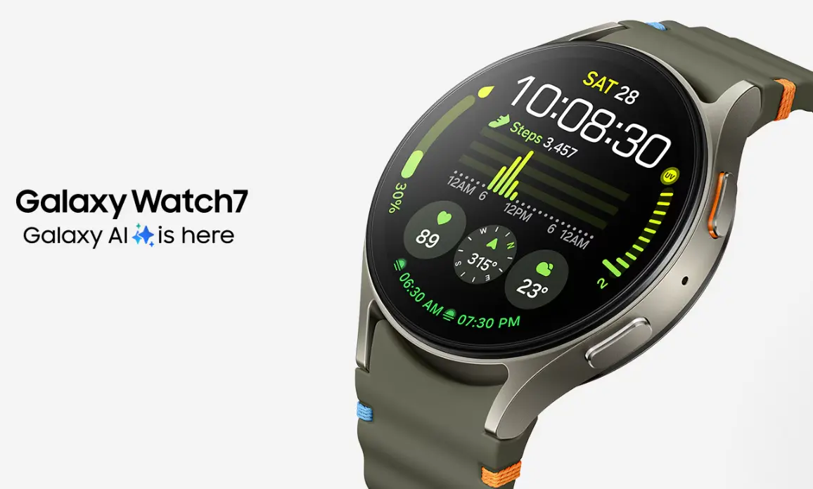 Smartwatch Samsung Galaxy Watch 7 BT 44 mm srebrny