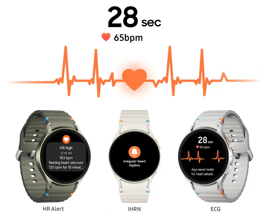 Smartwatch Samsung Galaxy Watch 7 LTE 40 mm kremowy