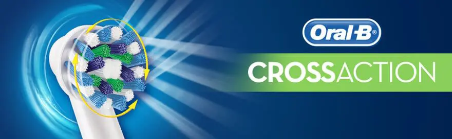 Wymienne końcówki Oral-B E50-2BK Cross Action czarne 2szt.