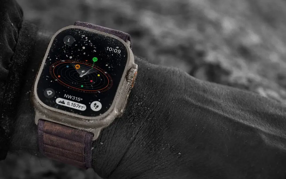 Apple Watch Ultra 2 LTE 49 mm koperta tytanowa + opaska Alpine rozmiar M oliwkowy