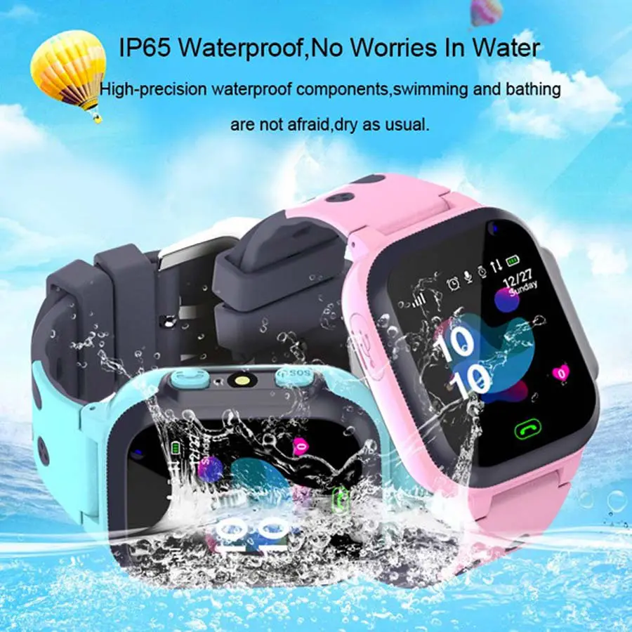Smartwatch dla dzieci Denmen Kids z lokalizatorem różowy