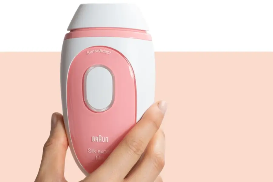 Depilator Braun Silk Expert Mini IPL PL1014 różowo-biały