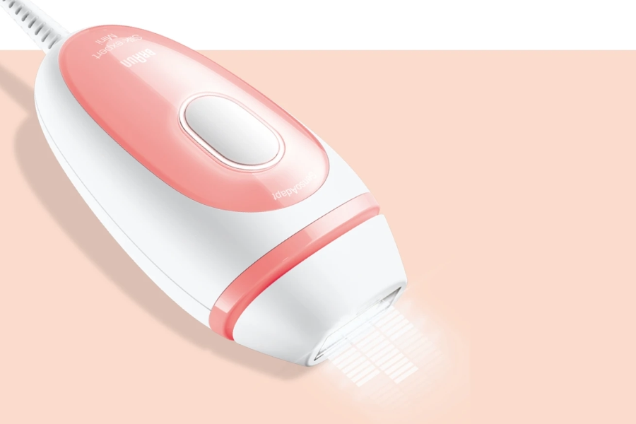 Depilator Braun Silk Expert Mini IPL PL1014 różowo-biały