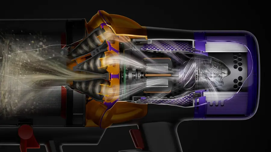 Odkurzacz bezprzewodowy z funkcją aktywnego mycia Dyson V15s Detect Submarine Nickel-Satin Yellow