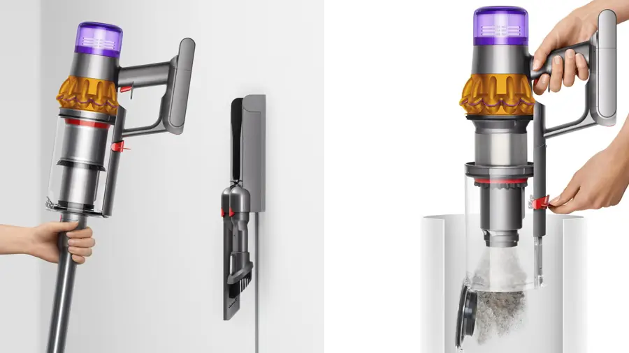 Odkurzacz bezprzewodowy z funkcją aktywnego mycia Dyson V15s Detect Submarine Nickel-Satin Yellow