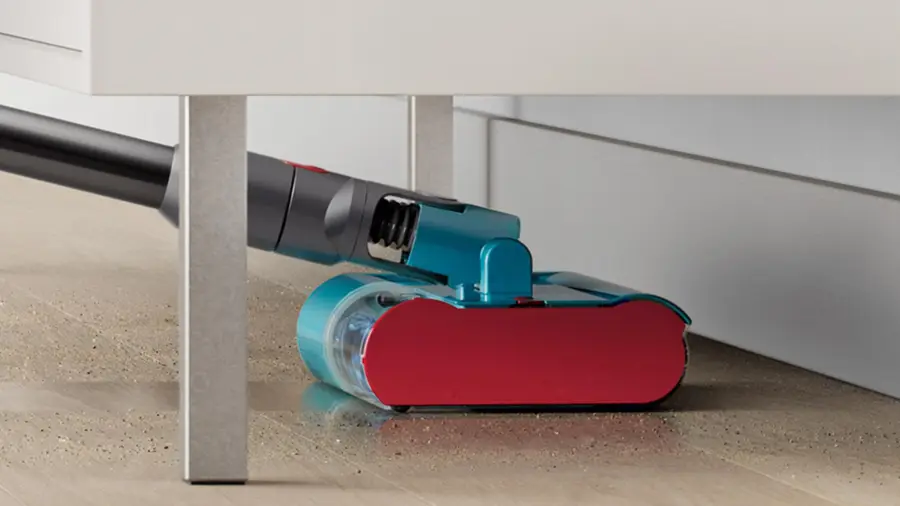 Odkurzacz bezprzewodowy z funkcją aktywnego mycia Dyson V15s Detect Submarine Nickel-Satin Yellow