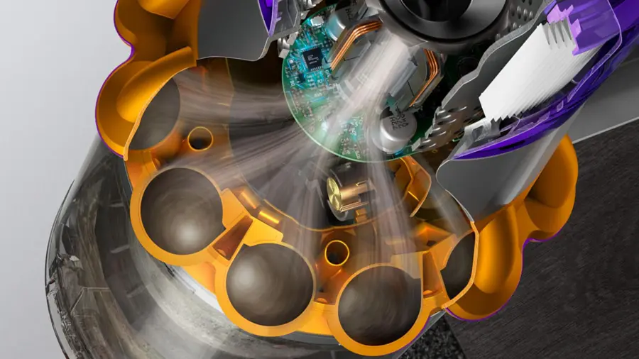 Odkurzacz bezprzewodowy z funkcją aktywnego mycia Dyson V15s Detect Submarine Nickel-Satin Yellow