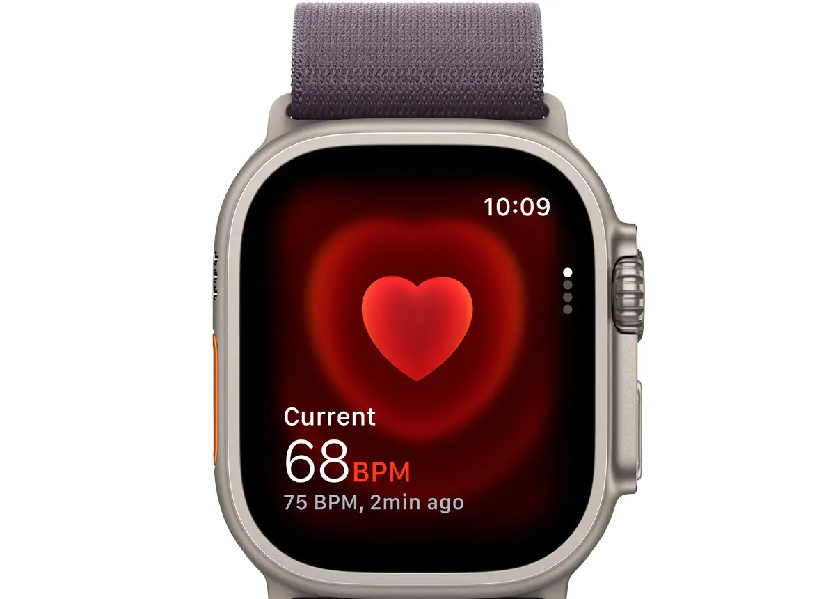 Apple Watch Ultra 2 LTE 49 mm koperta tytanowa + opaska Trail rozmiar S/M pomarańczowo-beżowy