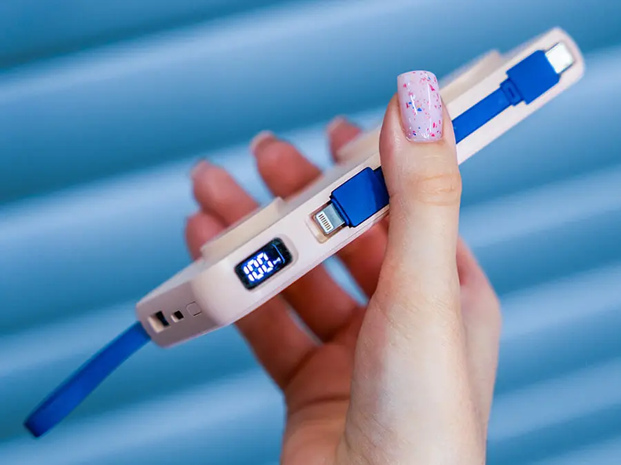 Powerbank 3mk PastelUp 10000 mAh 22.5 W MagSafe QI USB-A, USB-C, Lightning czarny