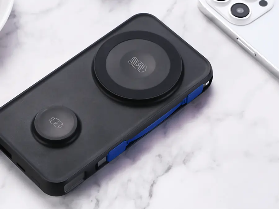 Powerbank 3mk PastelUp 10000 mAh 22.5 W MagSafe QI USB-A, USB-C, Lightning różowy