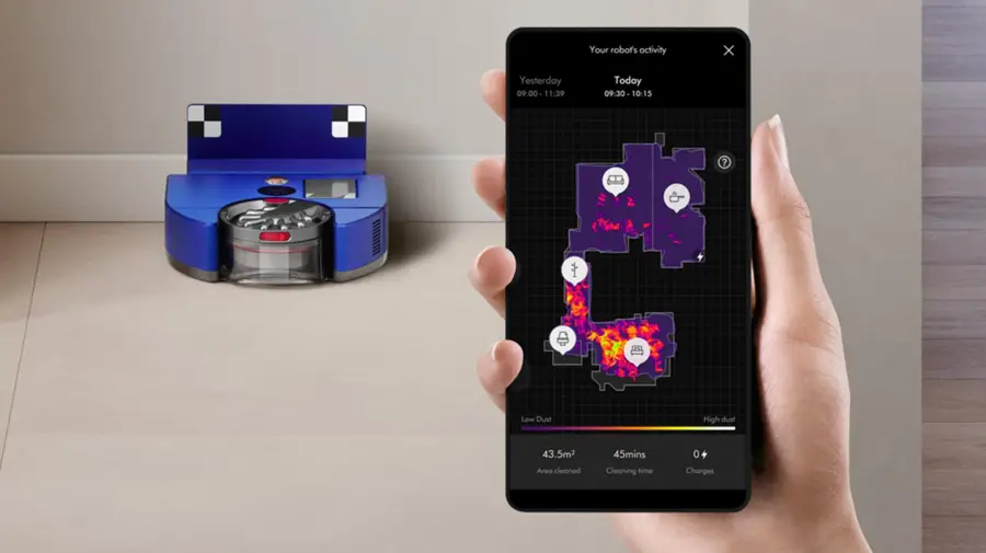 Robot sprzątający Dyson 360 Vis Nav Blue / Nickel