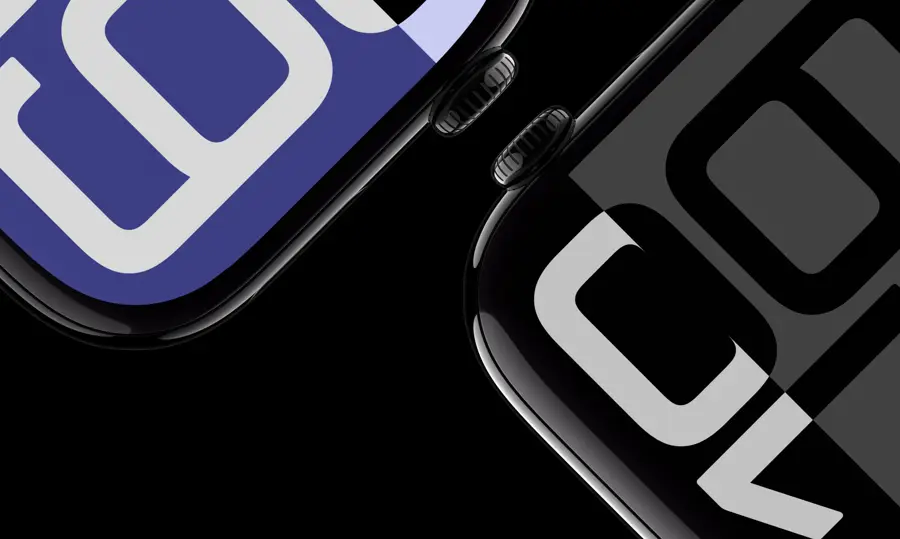 Apple Watch Series 10 GPS z kopertą 42 mm z aluminium w kolorze srebrnym z paskiem sportowym w kolorze denim M/L