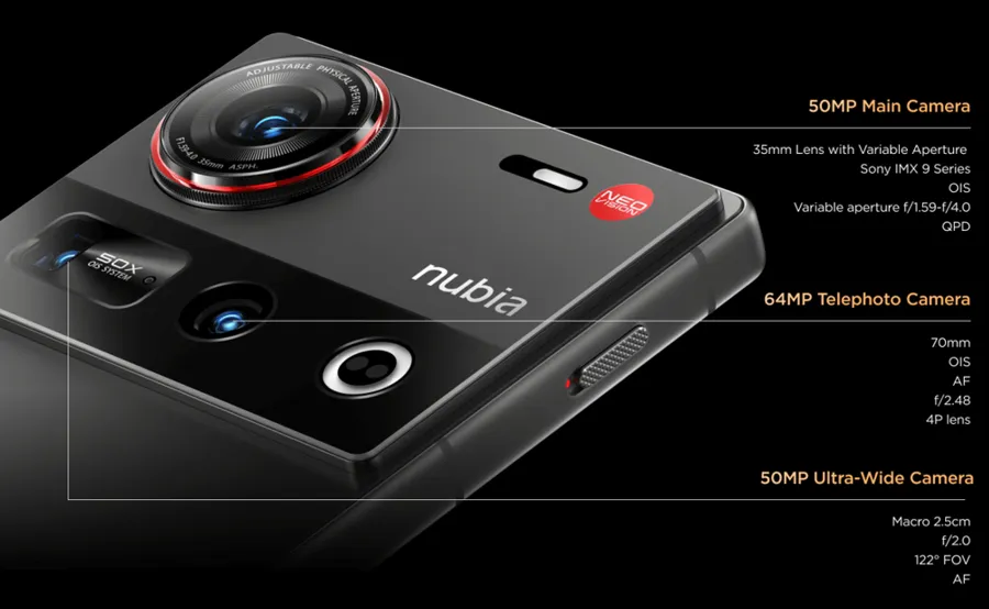 Nubia Z70 Ultra 5G 16/512 GB Black
