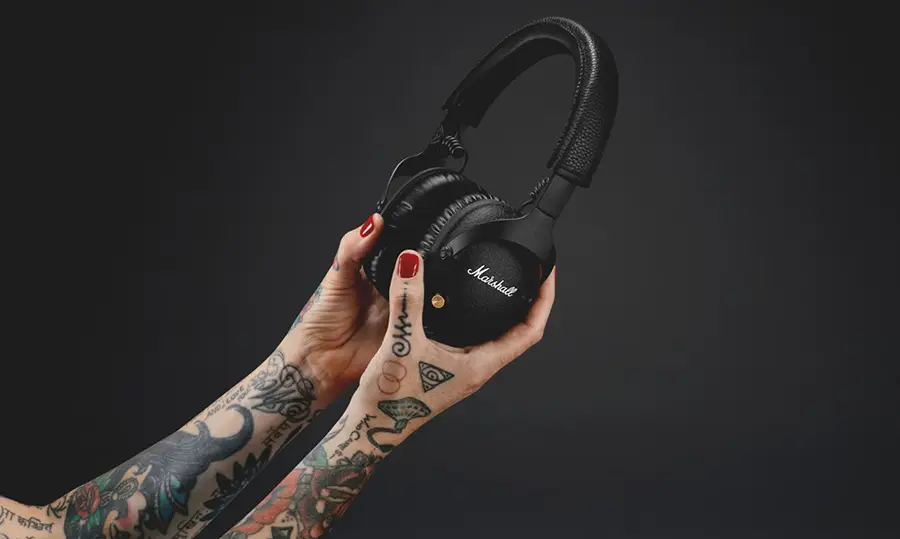 SSłuchawki bezprzewodowe Marshall Monitor II ANC Black