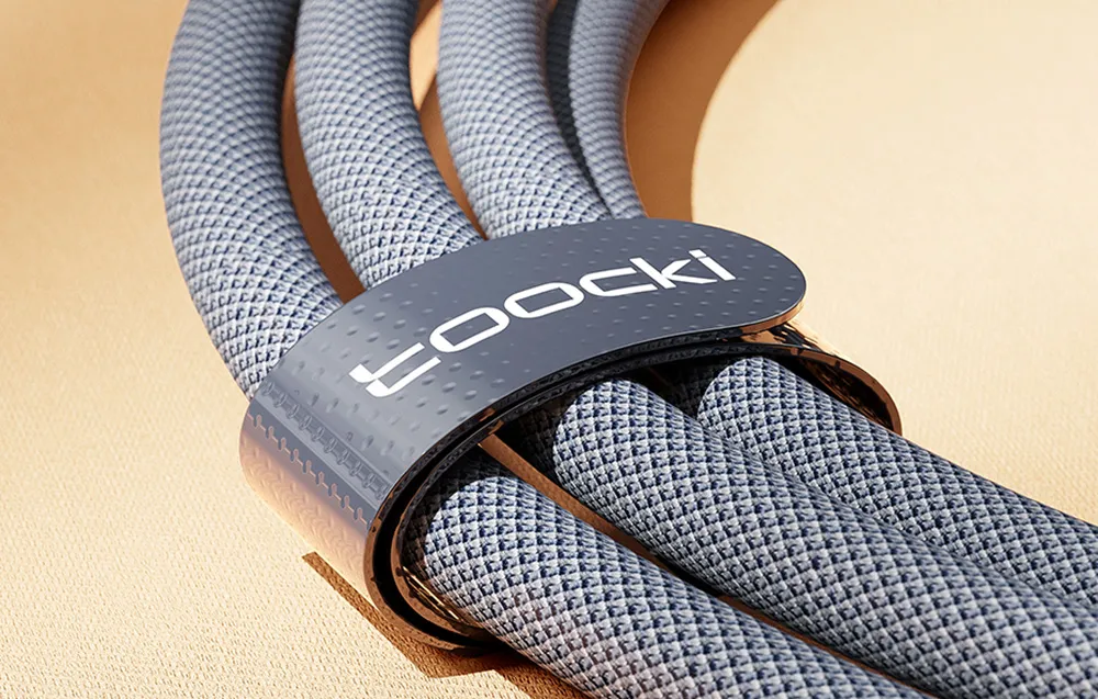 Kabel USB-C Toocki TXCTT1- SJ01-B 1 m FC 100 W czarny