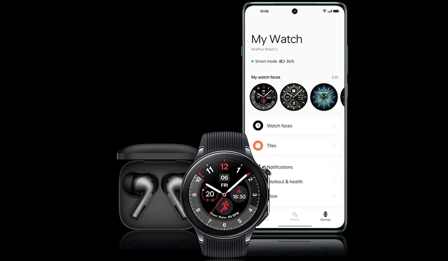 Smartwatch OnePlus Watch 2 Nordic Blue Edition