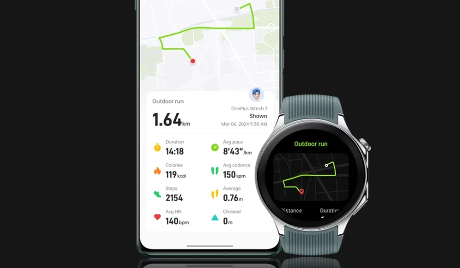 Smartwatch OnePlus Watch 2 Nordic Blue Edition