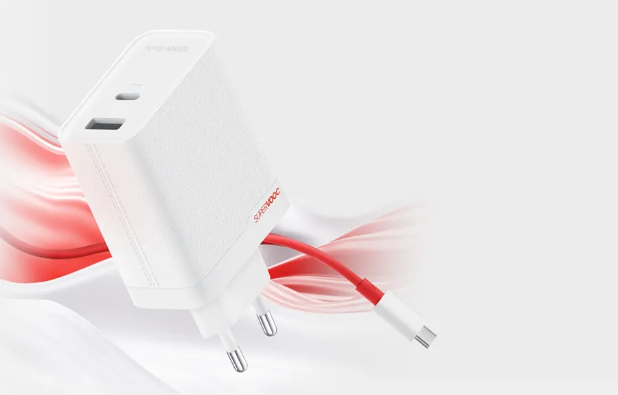 Ładowarka sieciowa OnePlus SUPERVOOC 120 W Dual Ports GaN Power Adapter 