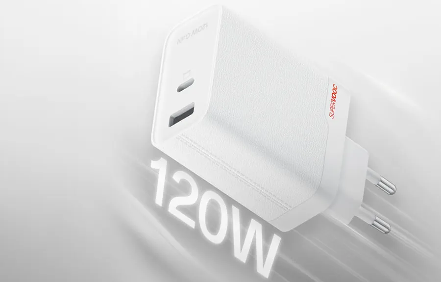 Ładowarka sieciowa OnePlus SUPERVOOC 120 W Dual Ports GaN Power Adapter 