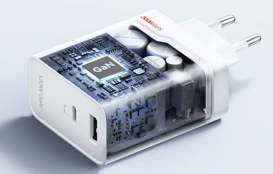 Ładowarka sieciowa OnePlus SUPERVOOC 120 W Dual Ports GaN Power Adapter 