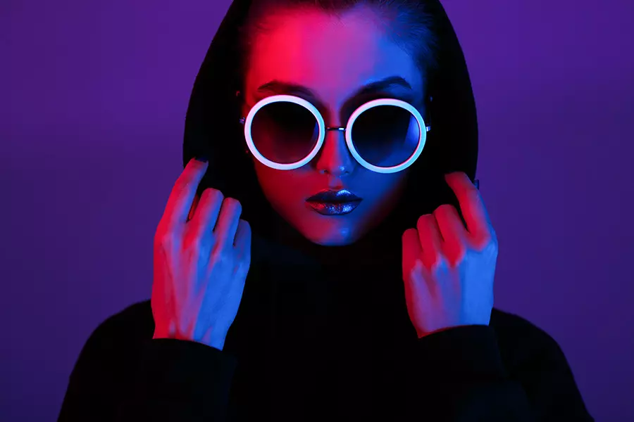 Lampy pierścieniowe Led efekty