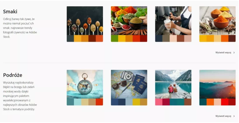 Adobe Color trendy kolorystyczne