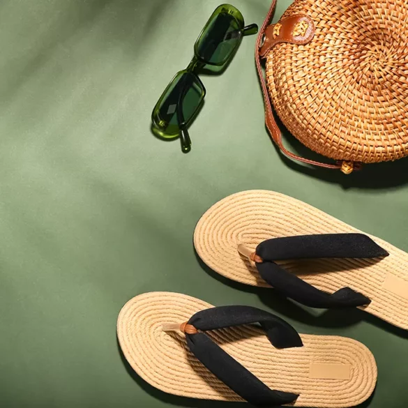 Flat lay światła i cienie