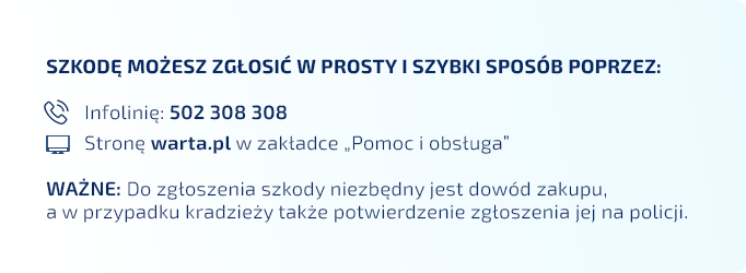 Warta - bezpieczny sprzęt - kontakt