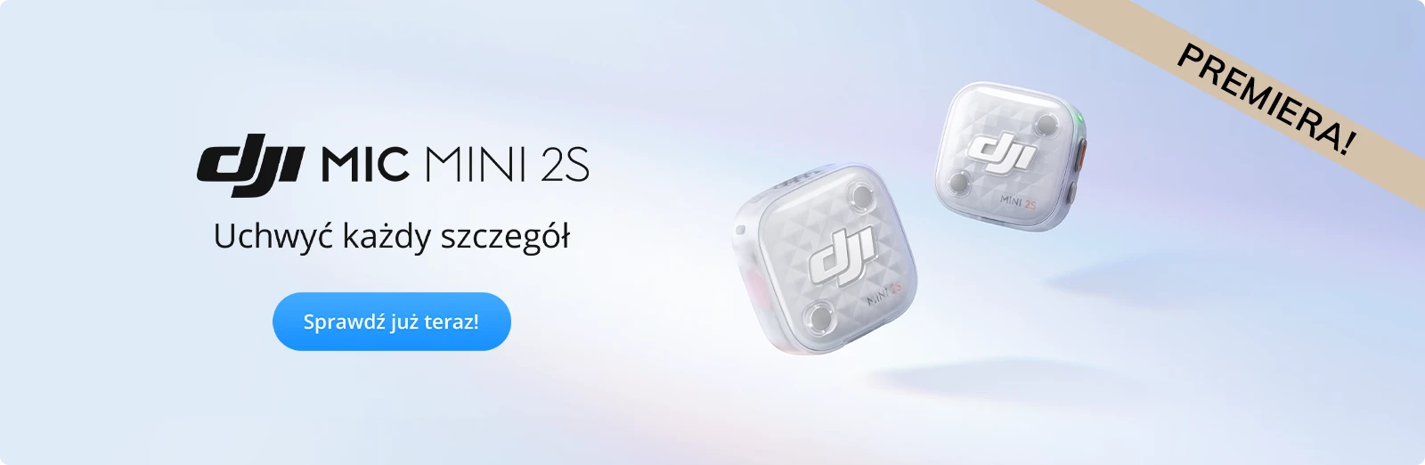 Premiera DJI Mic Mini 2S